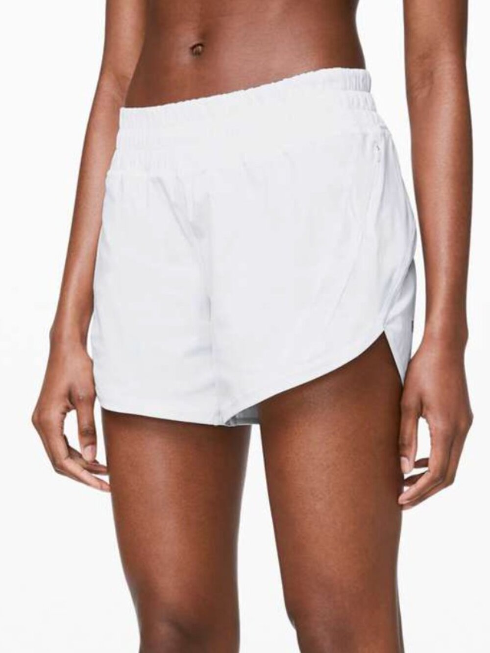 Lululemon Track That Short 5" Pull On Women's Size Small Activewear White